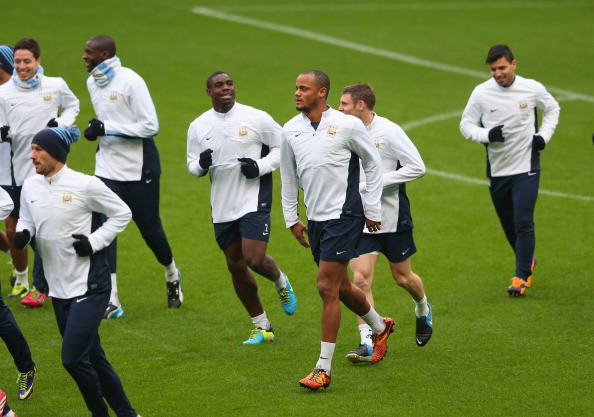 Manchester City Training and Press Conference