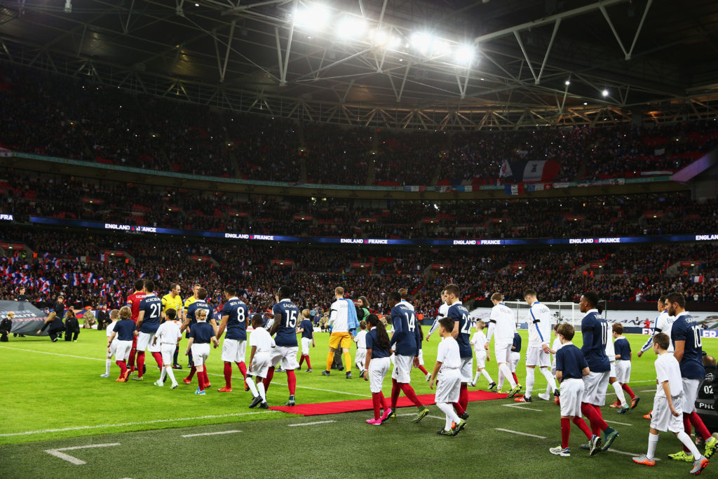 during the International Friendly match between England and France at Wembley Stadium on November 17, 2015 in London, England.