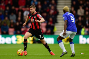 during the Barclays Premier League match between A.F.C. Bournemouth and Everton at Vitality Stadium on November 28, 2015 in Bournemouth, England.