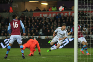 Swansea City v Aston Villa – Premier League