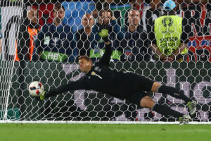 during the UEFA EURO 2016 quarter final match between Germany and Italy at Stade Matmut Atlantique on July 2, 2016 in Bordeaux, France.