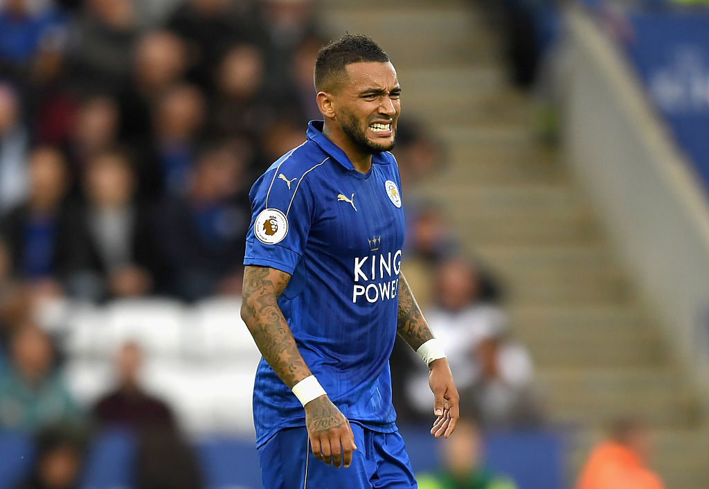 during the Premier League match between Leicester City and Burnley at The King Power Stadium on September 17, 2016 in Leicester, England.