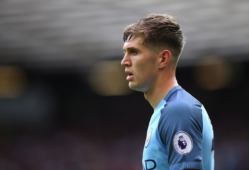 MANCHESTER, ENGLAND - SEPTEMBER 10: John Stones of Manchester City during the Premier League match between Manchester United and Manchester City at Old Trafford on September 10, 2016 in Manchester, England. (Photo by Alex Livesey/Getty Images)