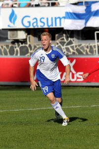 3.6.2011, Tehtaan kentt?, Valkeakoski, Finland..Alle 21-vuotiaiden EM-karsintaottelu Suomi - Malta / UEFA U21 European Championship Qualifying match, Finland v Malta..Lauri Dalla Valle - Suomi / Finland.©Juha Tamminen.