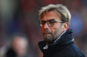 BOURNEMOUTH, ENGLAND - DECEMBER 04:  Jurgen Klopp manager of Liverpool looks on prior to the Premier League match between AFC Bournemouth and Liverpool at Vitality Stadium on December 4, 2016 in Bournemouth, England.  (Photo by Bryn Lennon/Getty Images)