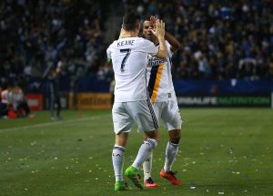 during the MLS match at StubHub Center on March 6, 2016 in Carson, California.