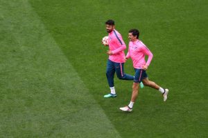 Club Atletico de Madrid Training Session – UEFA Europa League Final Previews