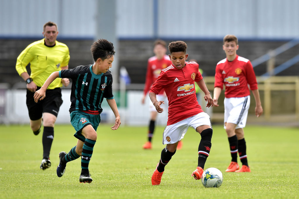 Southampton U16 v Manchester United U16: SuperCupNI