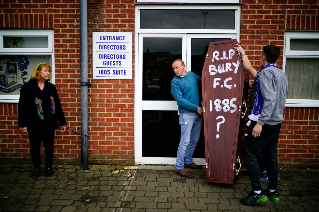 Future Of Bury Football Club In The Balance