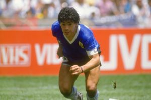Diego Maradona of Argentina