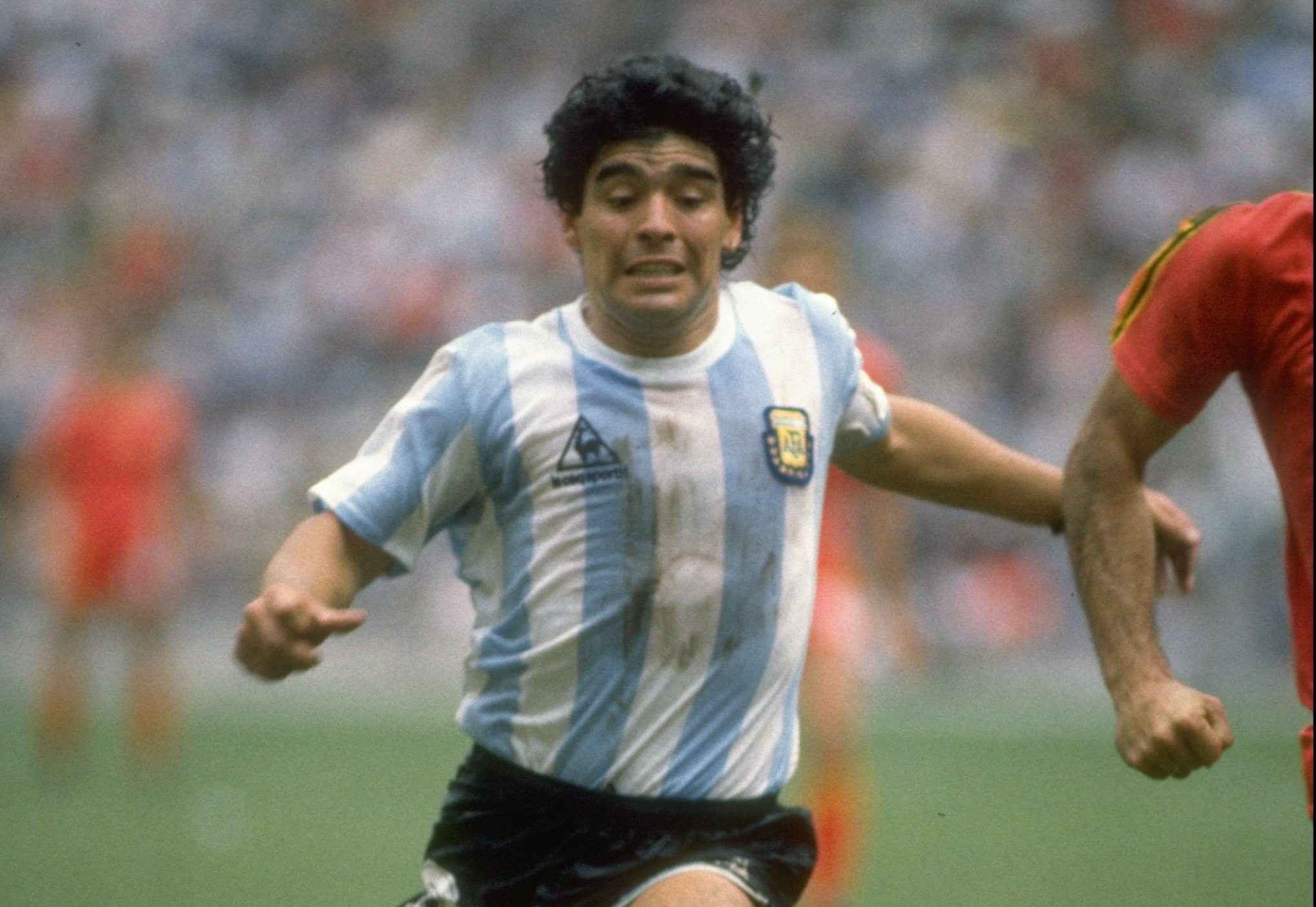 Diego Maradona of Argentina