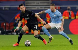 Borussia Mönchengladbach v Manchester City  – UEFA Champions League Round Of 16 Leg One