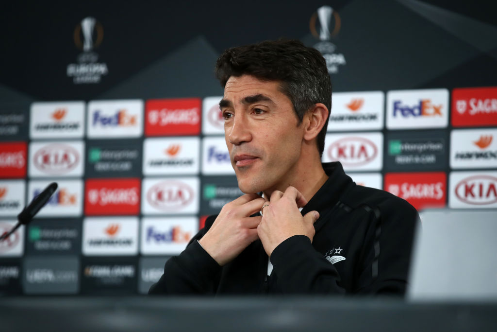 Benfica Training And Press Conference