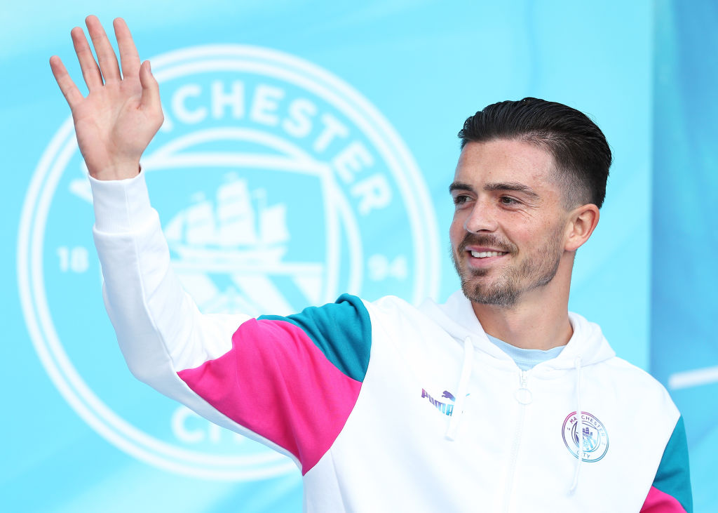 Manchester City Unveil New Signing Jack Grealish