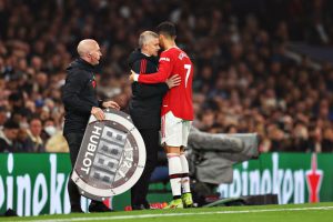 Ole Gunnar Solskjær otti kantaa Cristiano Ronaldon aikaan Manchester Unitedissa: ”Sitä oli surullista seurata ulkopuolelta” Tottenham Hotspur v Manchester United – Premier League