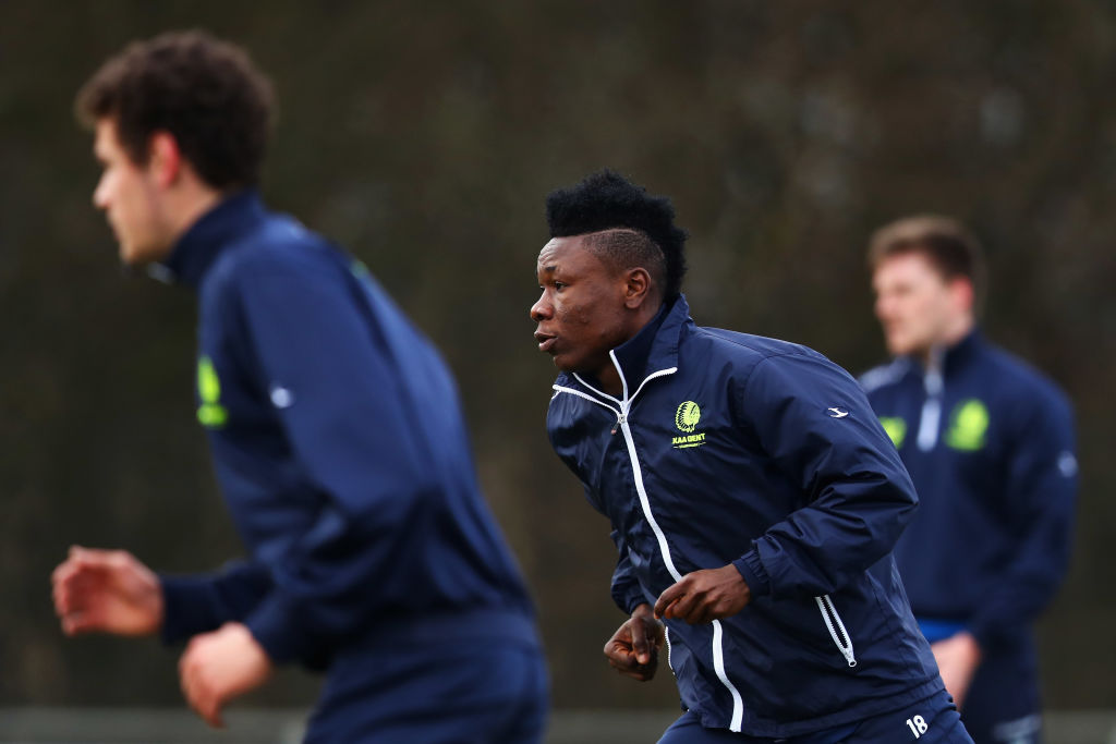 KAA Gent Training Session and Press Conference