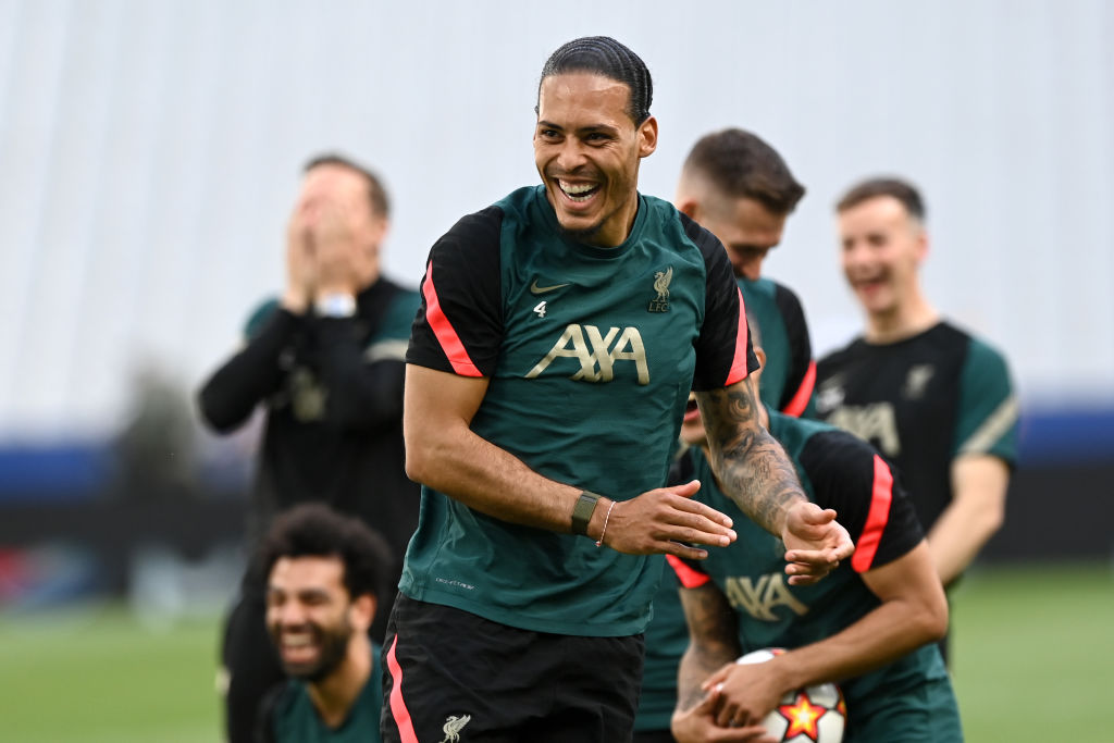 Liverpool FC Training Session And Press Conference – UEFA Champions League Final 2021/22