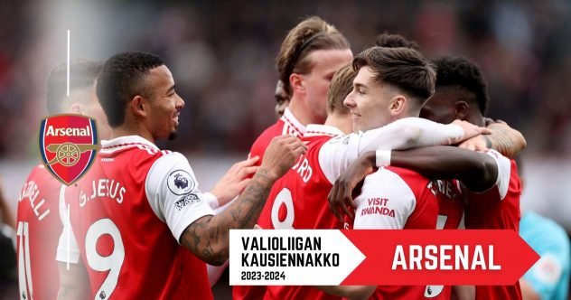 Valioliiga kausiennakot_Arsenal