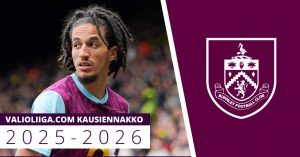 Valioliiga kausiennakko Banner 2025-2026_Burnley