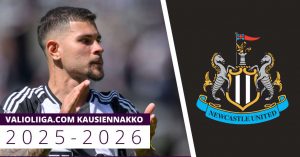 Valioliiga kausiennakko Banner 2025-2026_Newcastle