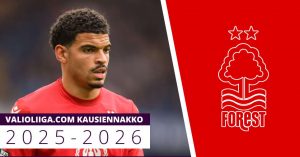 Valioliiga kausiennakko Banner 2025-2026_Nottingham Forest