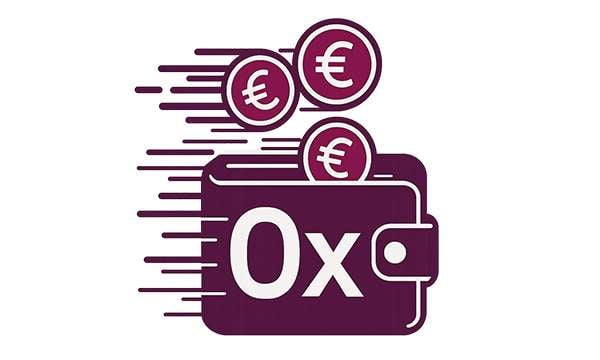 Rahaa siirtyy lompakkoon suoraan kolikoina ja 0x symboloi sitä, että ei ole käteiskierroksilla ei ole kierrätysvaatimusta