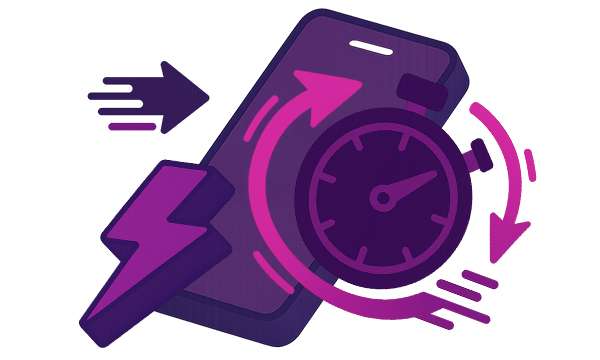 Puhelin, ajastin, salama - parhailla nettikasinoilla on nopeat nostot