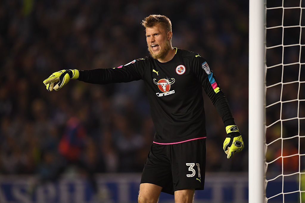 during the EFL Cup Third Round match between Brighton & Hove Albion and Reading at Amex Stadium on September 20, 2016 in Brighton, England.